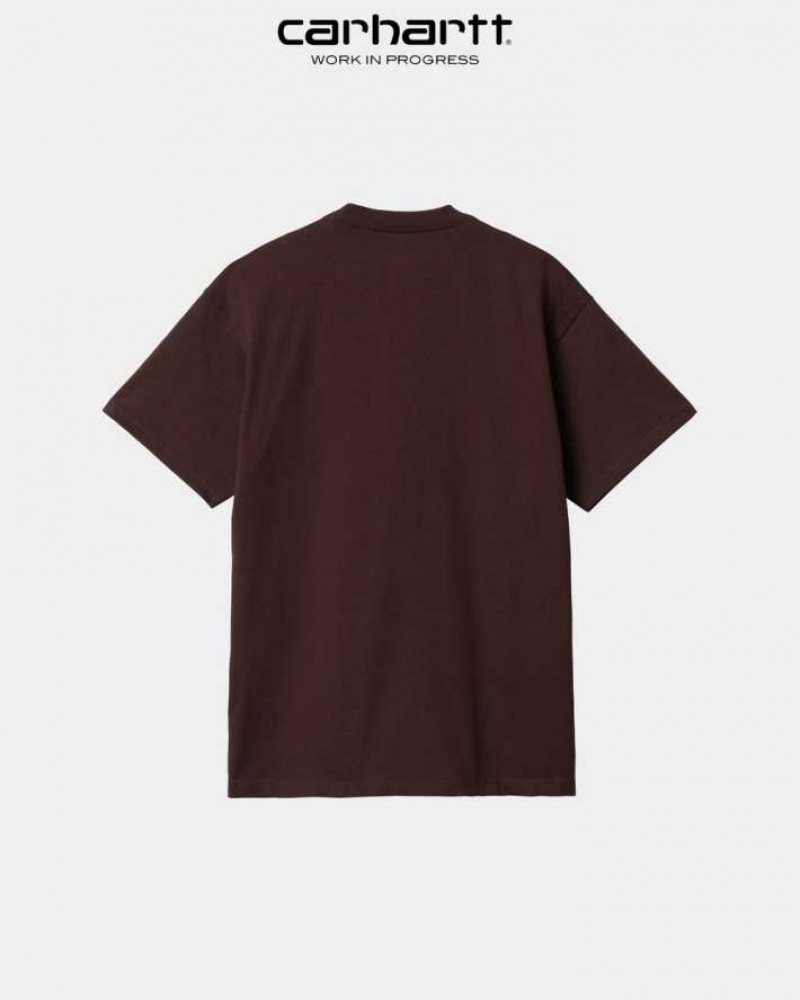 Ale Carhartt Wip Bubble Script T-Shirt - Danmark ZXB-9541552