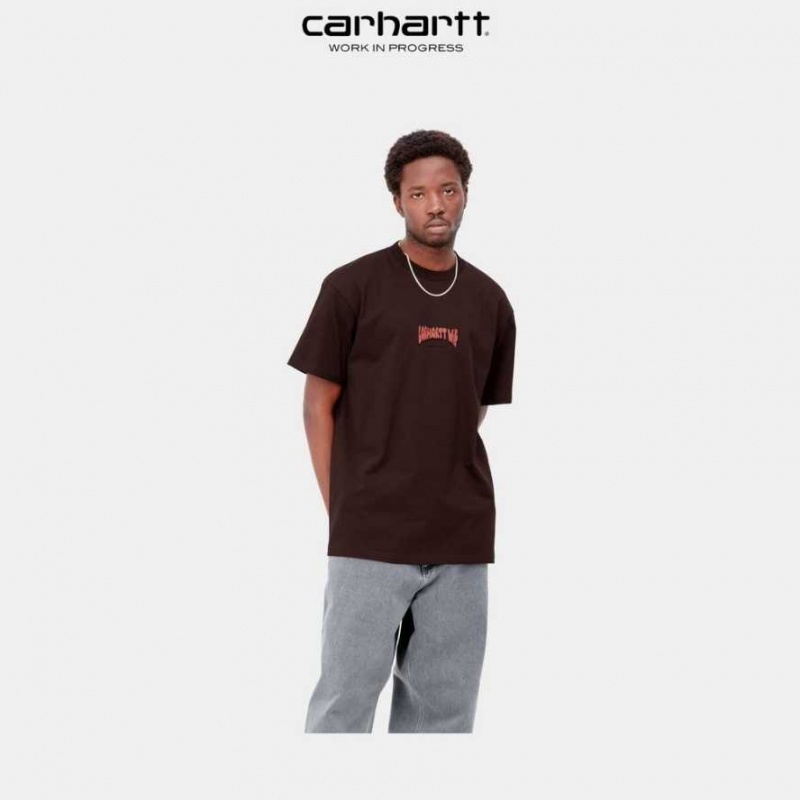 Ale Carhartt Wip Bubble Script T-Shirt - Danmark ZXB-9541552