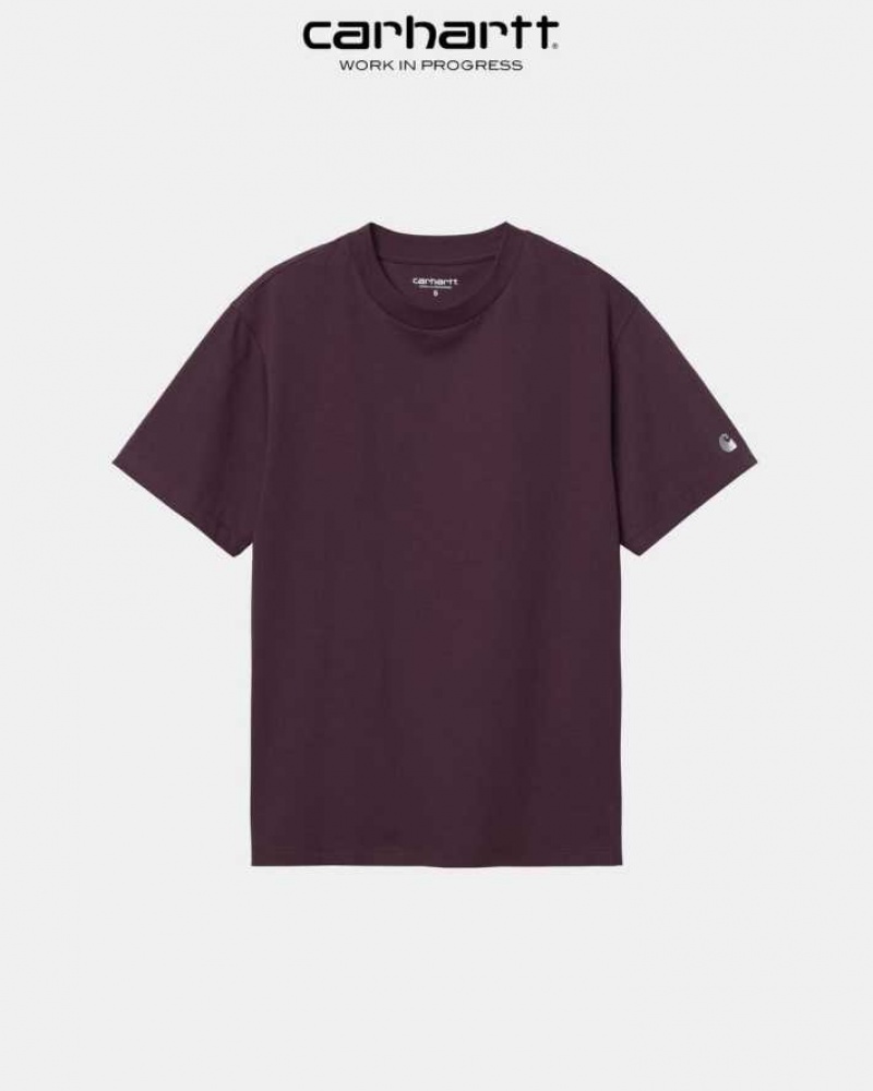 Noir Carhartt Wip Casey T-Shirt - Danmark QGV-2968745