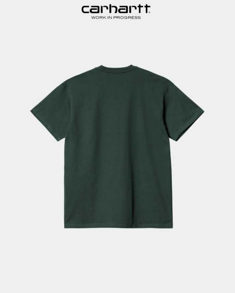 Juniper Carhartt Wip Chase T-Shirt - Danmark XZS-5437645