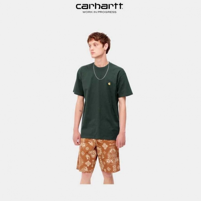 Juniper Carhartt Wip Chase T-Shirt - Danmark XZS-5437645