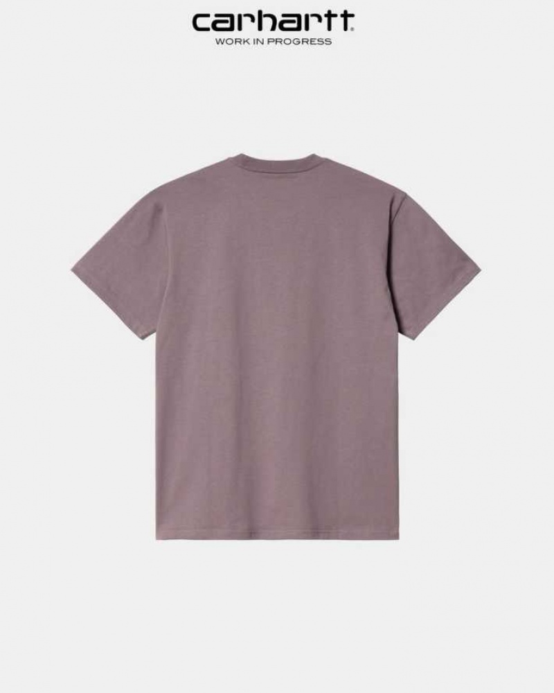 Misty Thistle Carhartt Wip Chase T-Shirt Misty - Danmark FKL-3635107