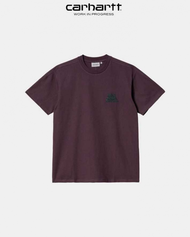 Noir Carhartt Wip City T-Shirt - Danmark ZQN-7119708