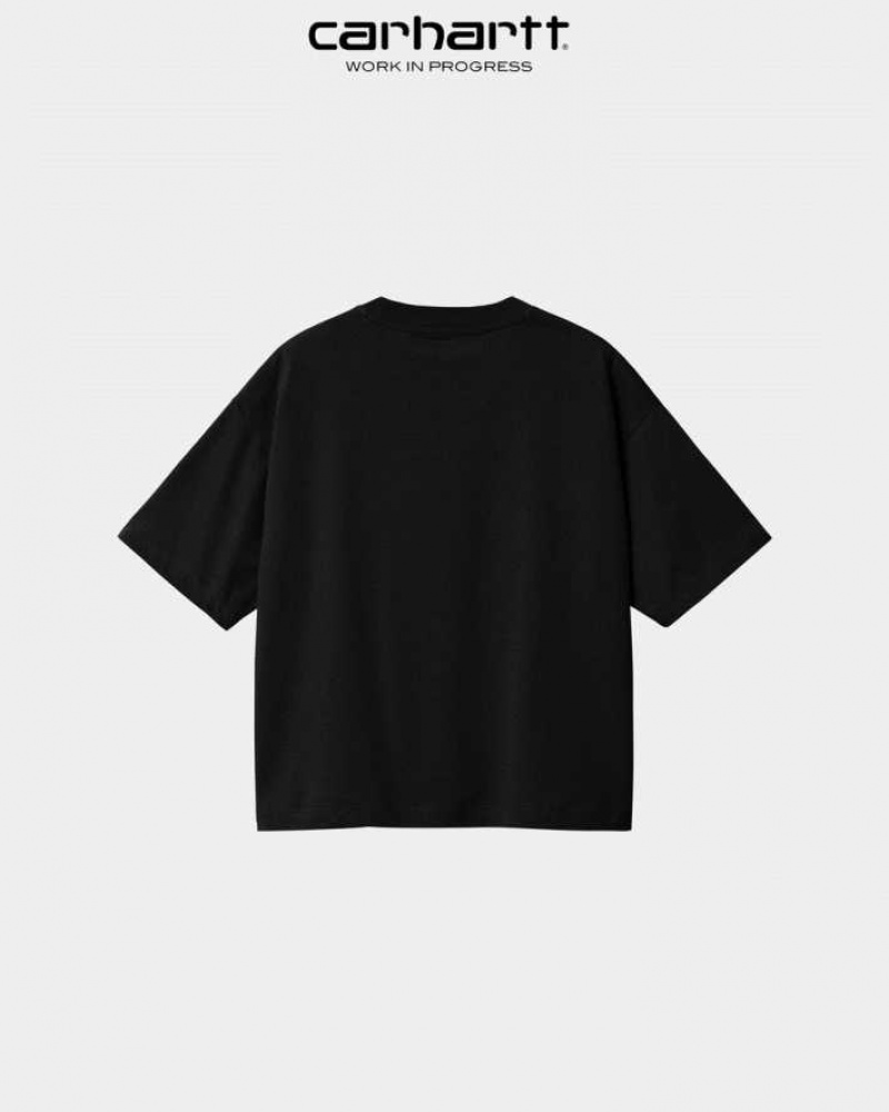 Noir Carhartt Wip Chester T-Shirt - Danmark LIX-0324564