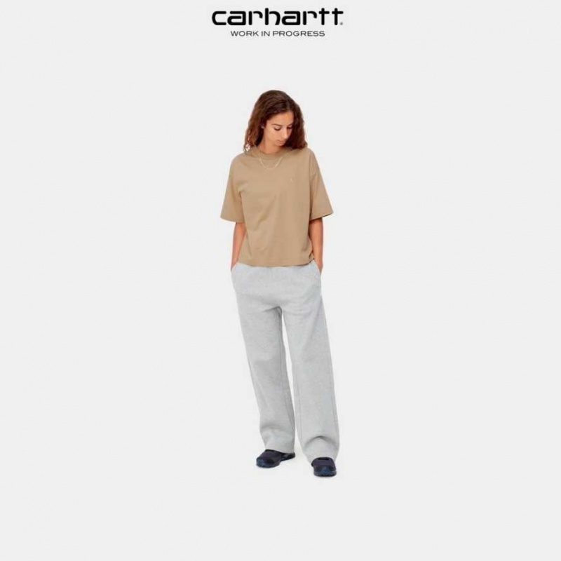 Marron Carhartt Wip Chester T-Shirt - Danmark CBA-8755592