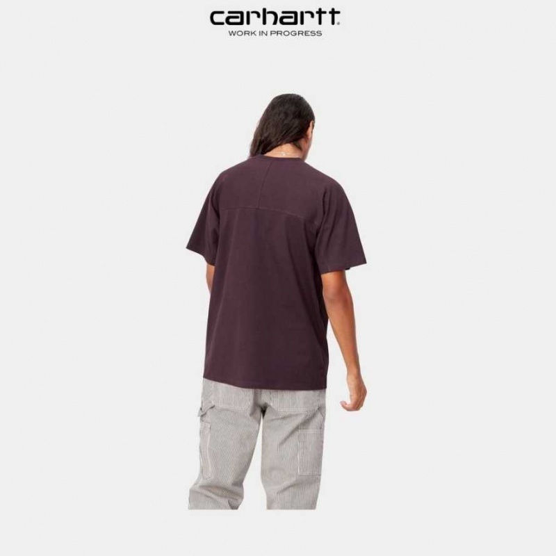 Noir Carhartt Wip City T-Shirt - Danmark ZQN-7119708