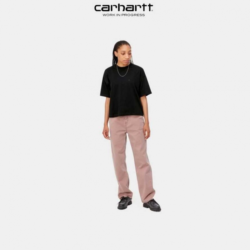 Noir Carhartt Wip Chester T-Shirt - Danmark LIX-0324564