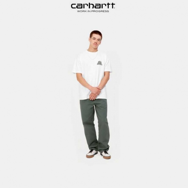 Blanche Carhartt Wip City T-Shirt - Danmark JYK-0162053