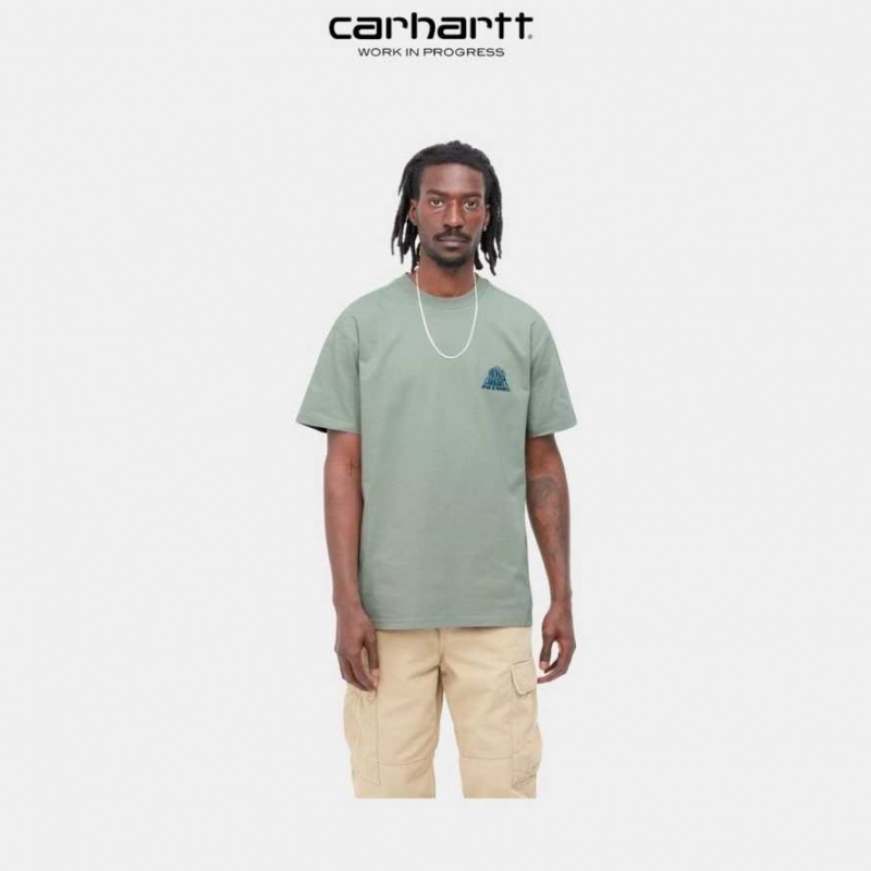 Misty Sage Carhartt Wip City T-Shirt Misty - Danmark LBE-8634508