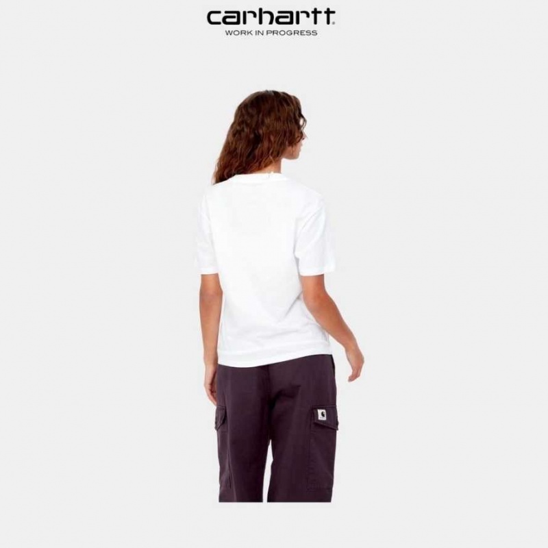 Blanche Carhartt Wip Dream Factory T-Shirt - Danmark IJW-1498922