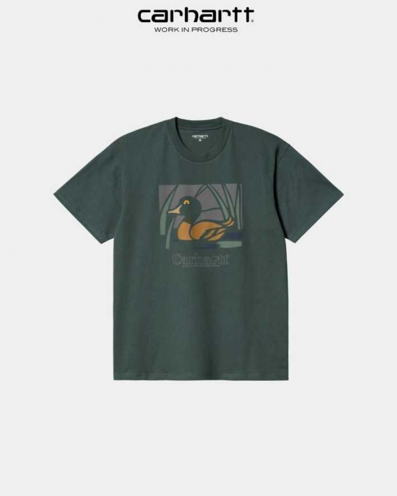 Juniper Carhartt Wip Duck Pond T-Shirt - Danmark JOL-1909098