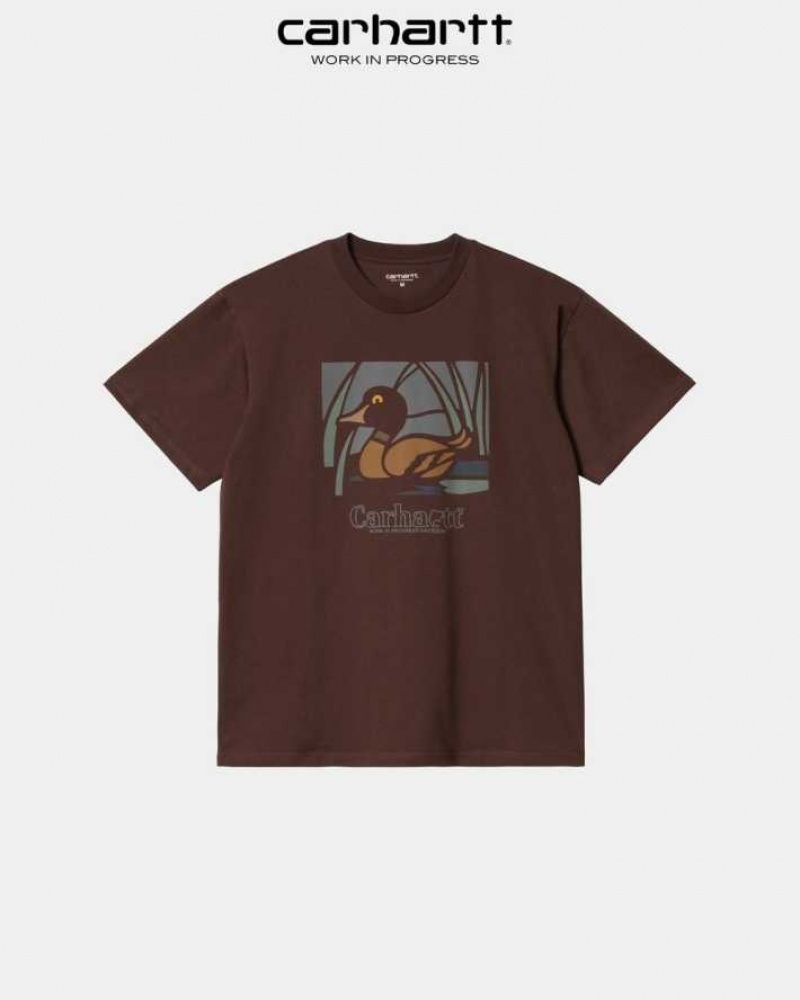 Ale Carhartt Wip Duck Pond T-Shirt - Danmark RON-2209827