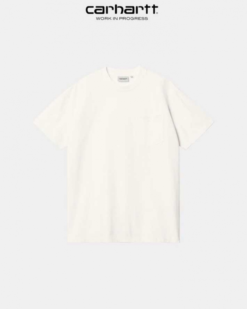 Wax Carhartt Wip Duster Pocket T-Shirt - Danmark HTT-0536693