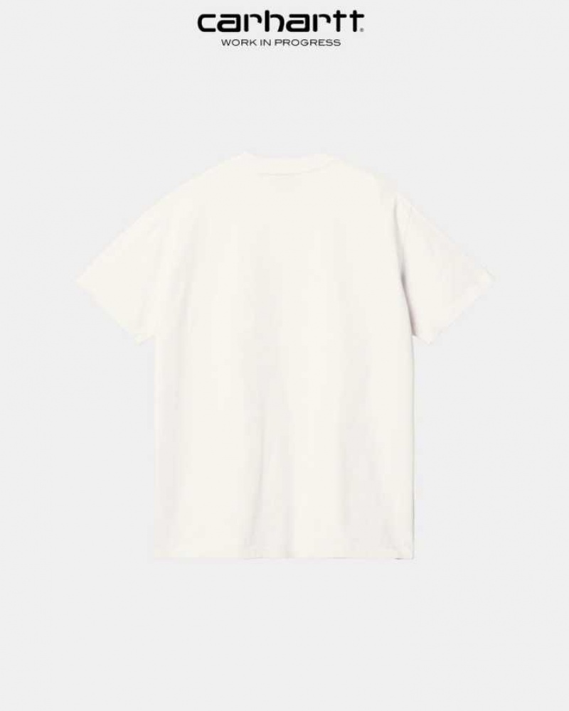 Wax Carhartt Wip Duster Pocket T-Shirt - Danmark HTT-0536693