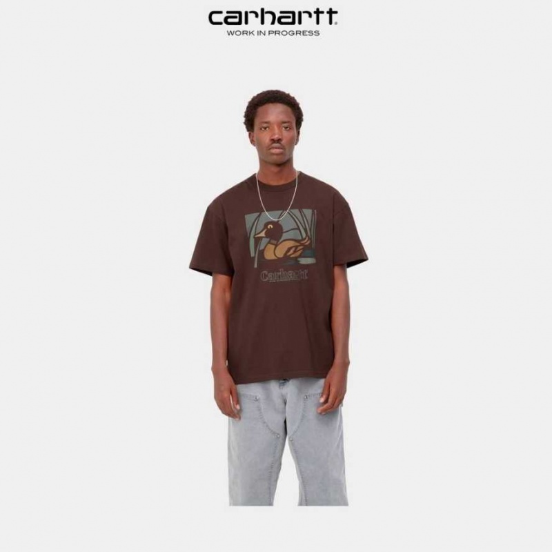 Ale Carhartt Wip Duck Pond T-Shirt - Danmark RON-2209827