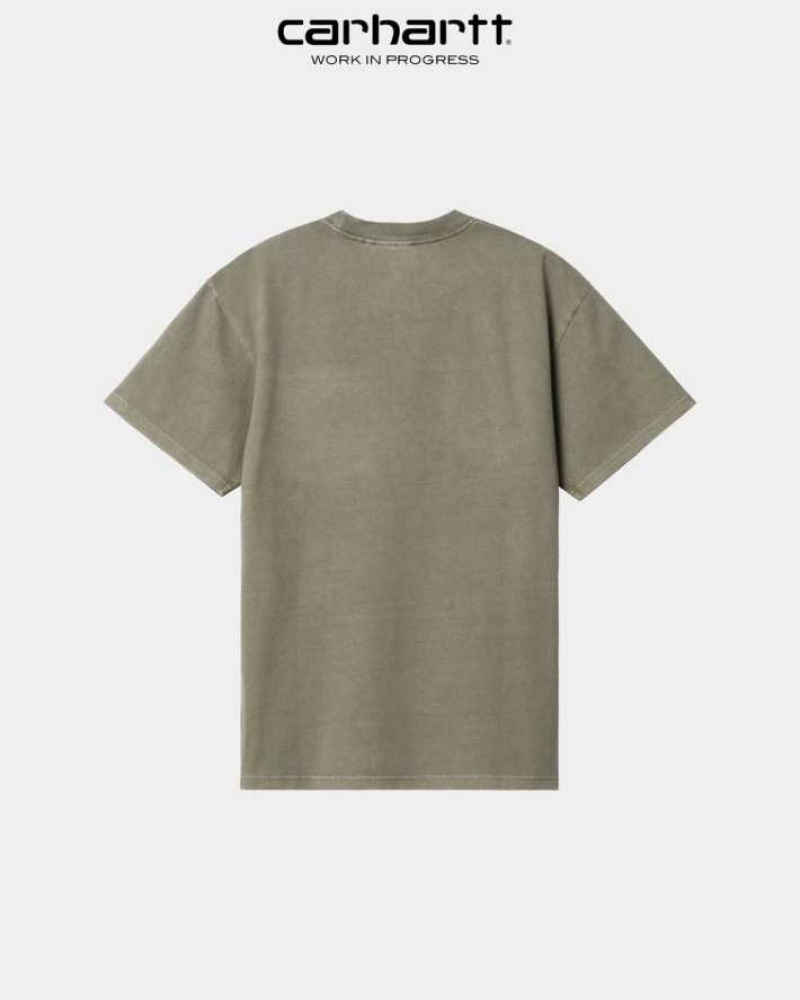 Seaweed Carhartt Wip Duster Pocket T-Shirt - Danmark IJJ-0927813