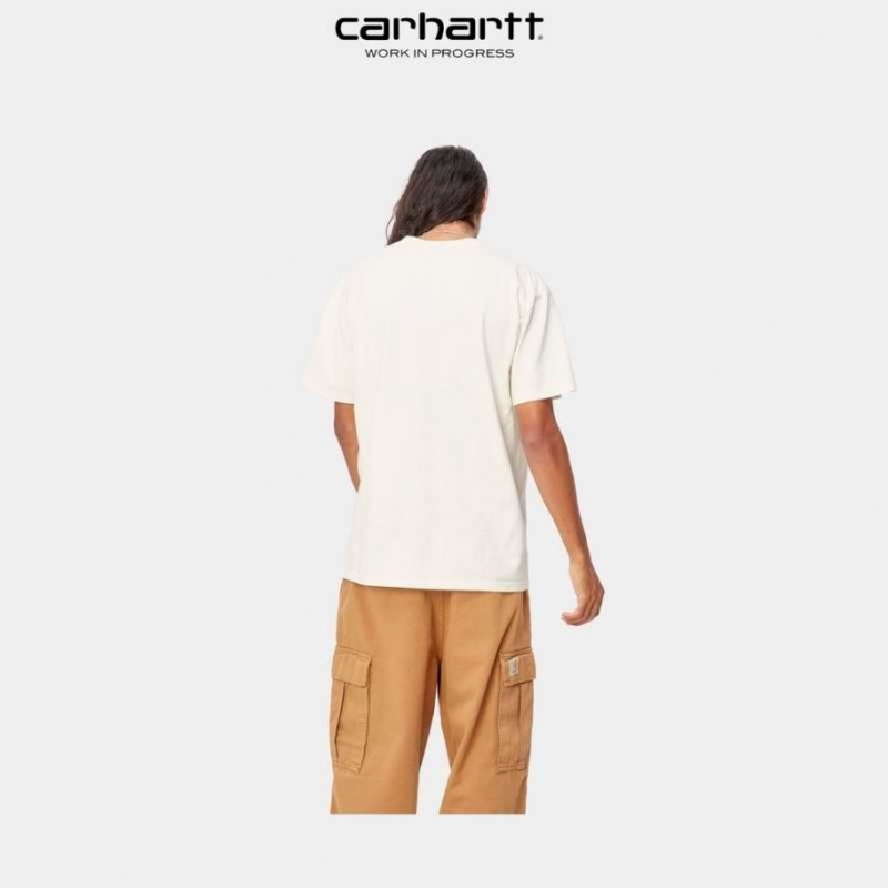 Wax Carhartt Wip Duster Pocket T-Shirt - Danmark HTT-0536693