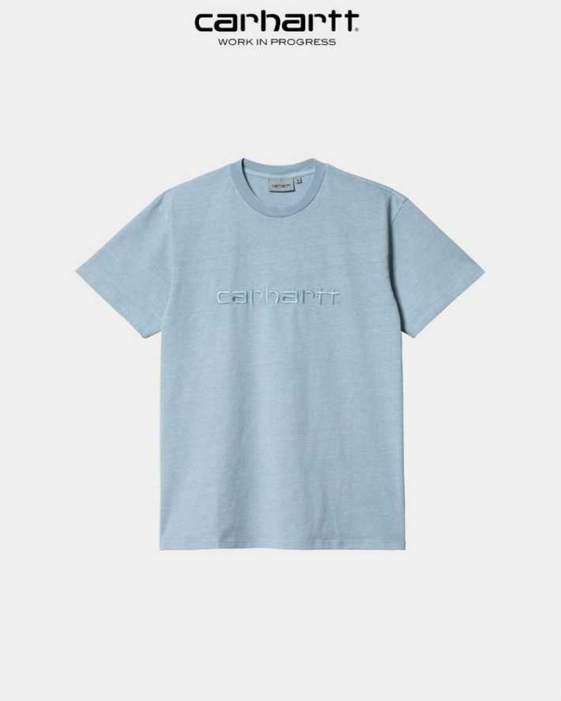 Misty Sky Carhartt Wip Duster T-Shirt Misty - Danmark HXQ-4925404