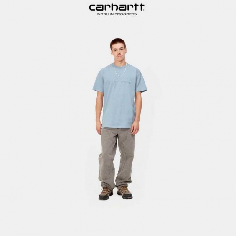 Misty Sky Carhartt Wip Duster T-Shirt Misty - Danmark HXQ-4925404