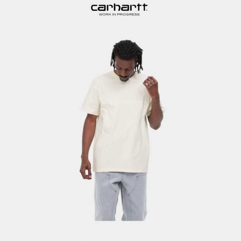 Wax Carhartt Wip Duster T-Shirt - Danmark GYP-8801407