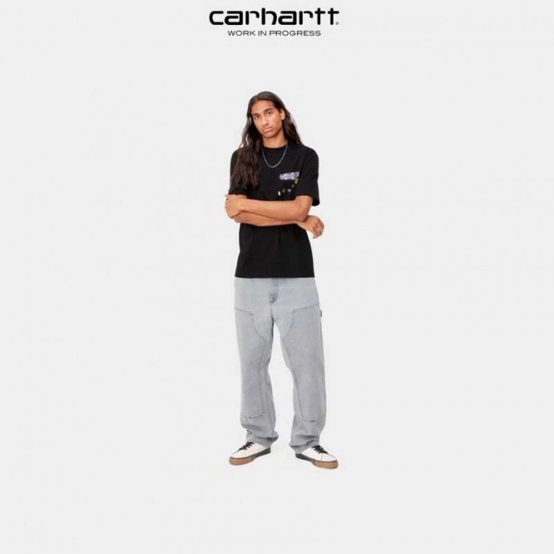 Noir Carhartt Wip Frolo T-Shirt - Danmark URZ-4066917