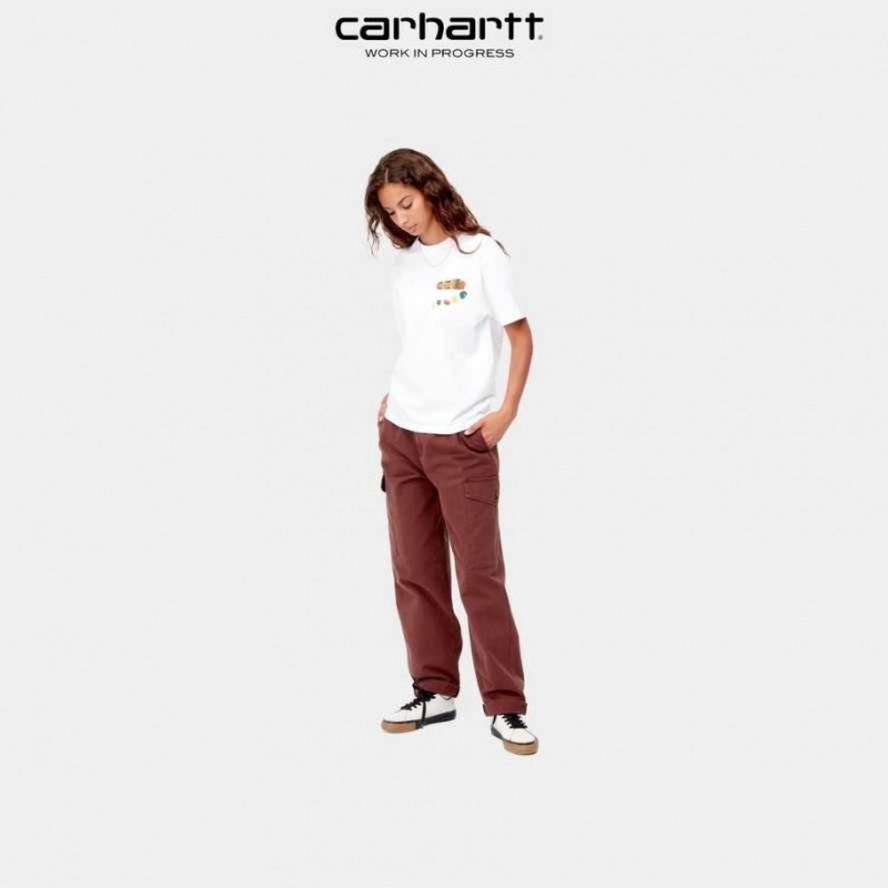 Blanche Carhartt Wip Frolo T-Shirt - Danmark NCY-9054945