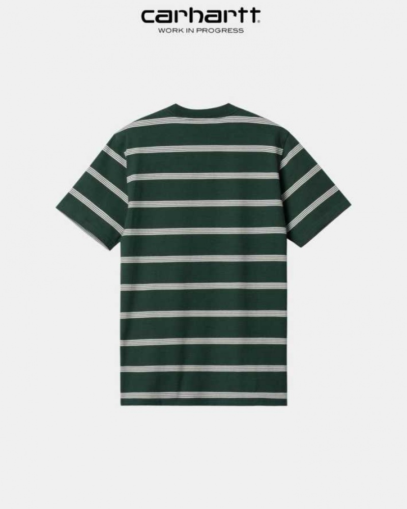 Juniper Carhartt Wip Glover Stripe T-Shirt - Danmark FNY-0819872