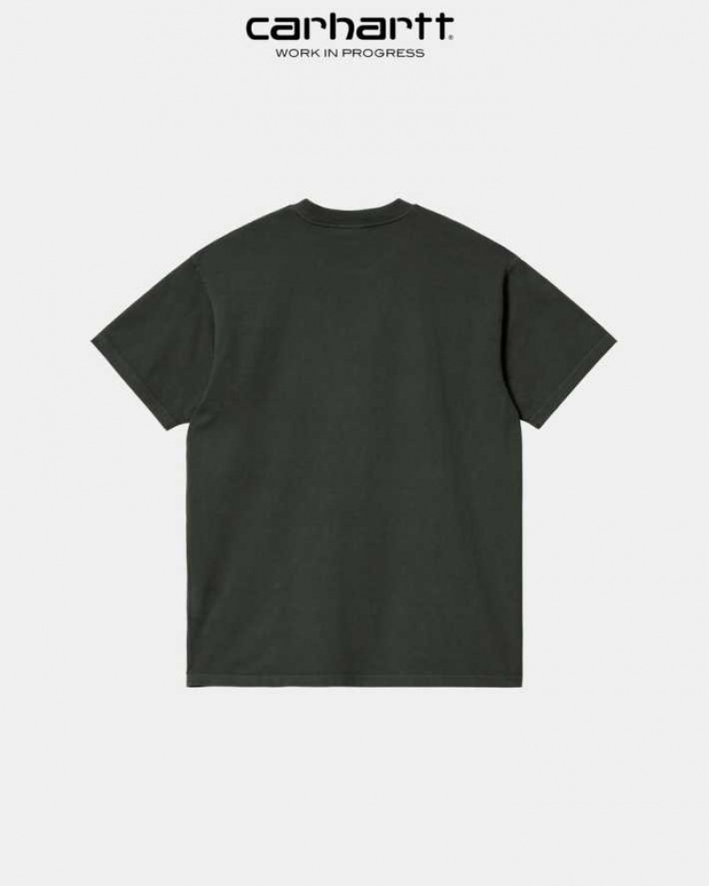 Boxwood Carhartt Wip Hallucinogen T-Shirt - Danmark OKF-3739065