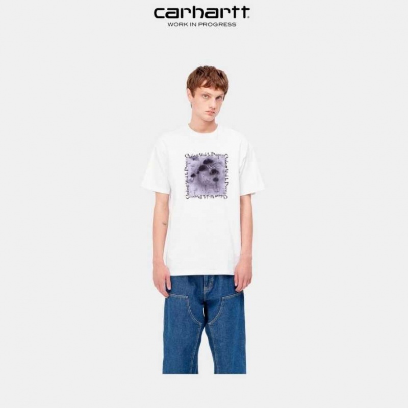 Blanche Carhartt Wip Hallucinogen T-Shirt - Danmark YUW-0901384