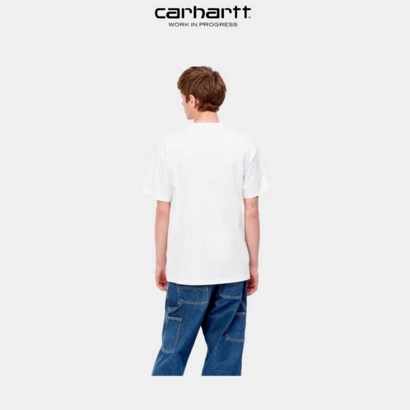 Blanche Carhartt Wip Hallucinogen T-Shirt - Danmark YUW-0901384