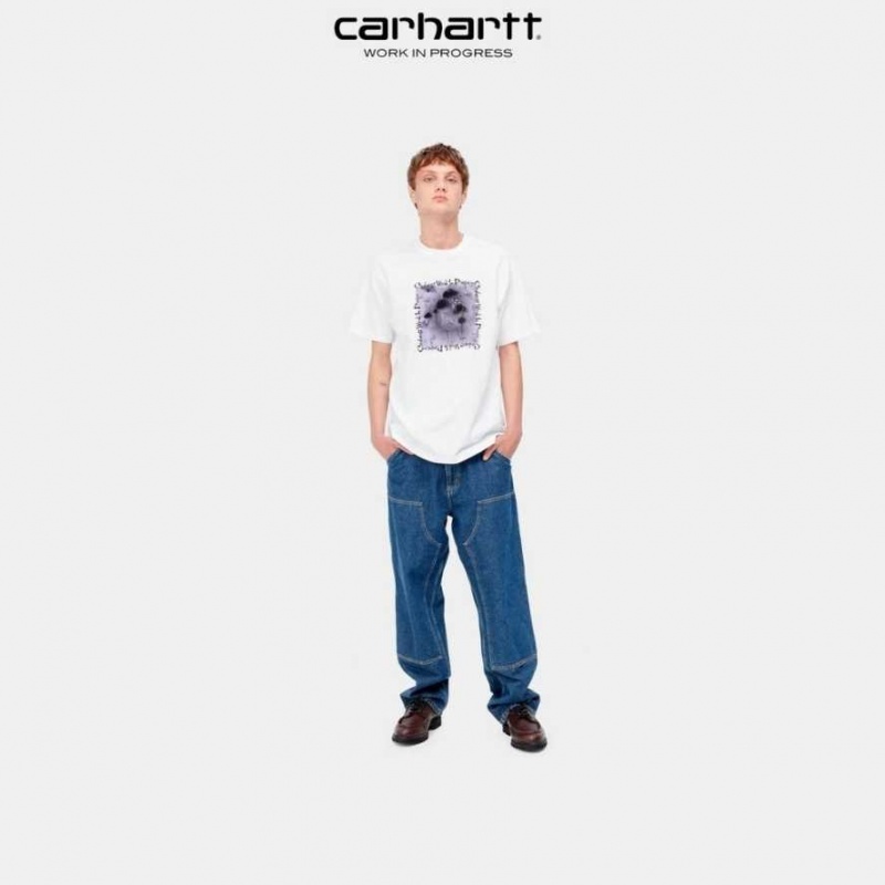 Blanche Carhartt Wip Hallucinogen T-Shirt - Danmark YUW-0901384