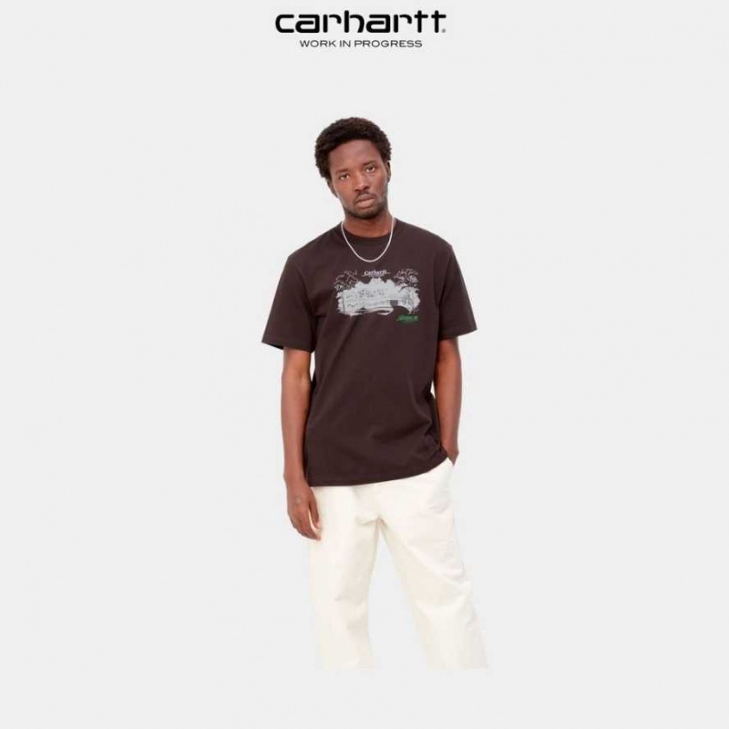 Noir Carhartt Wip Home Builders T-Shirt - Danmark RMZ-8765127