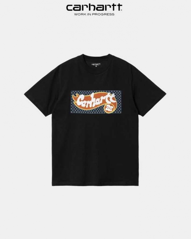 Noir Carhartt Wip Joyride T-Shirt - Danmark WIY-2831229