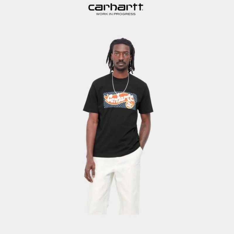 Noir Carhartt Wip Joyride T-Shirt - Danmark WIY-2831229