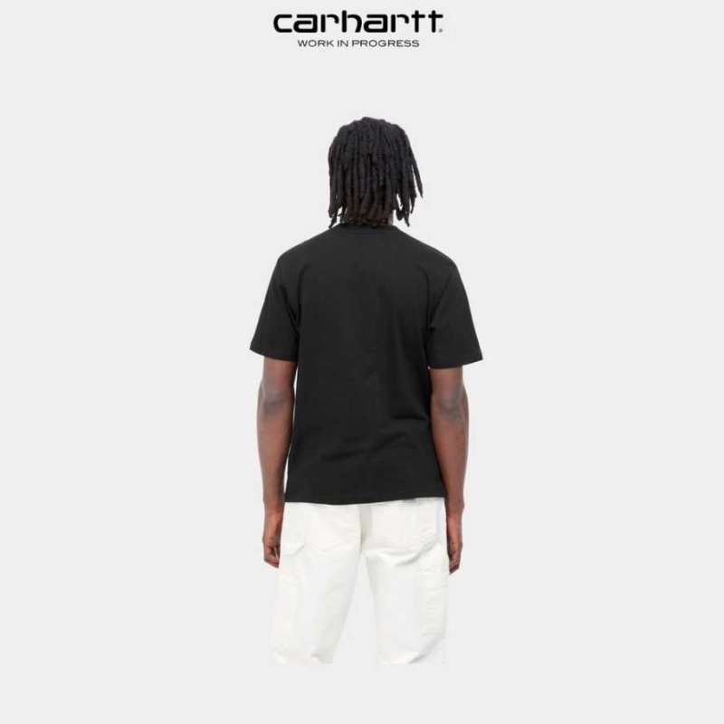 Noir Carhartt Wip Joyride T-Shirt - Danmark WIY-2831229