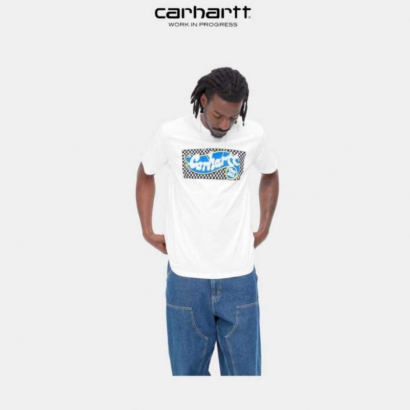 Blanche Carhartt Wip Joyride T-Shirt - Danmark TXH-2578868