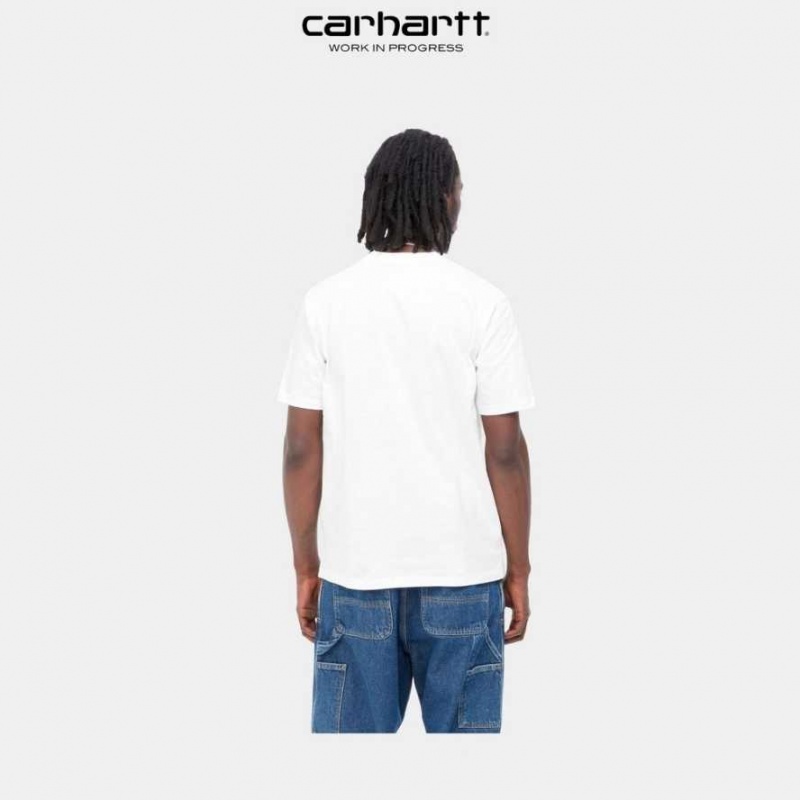 Blanche Carhartt Wip Joyride T-Shirt - Danmark TXH-2578868