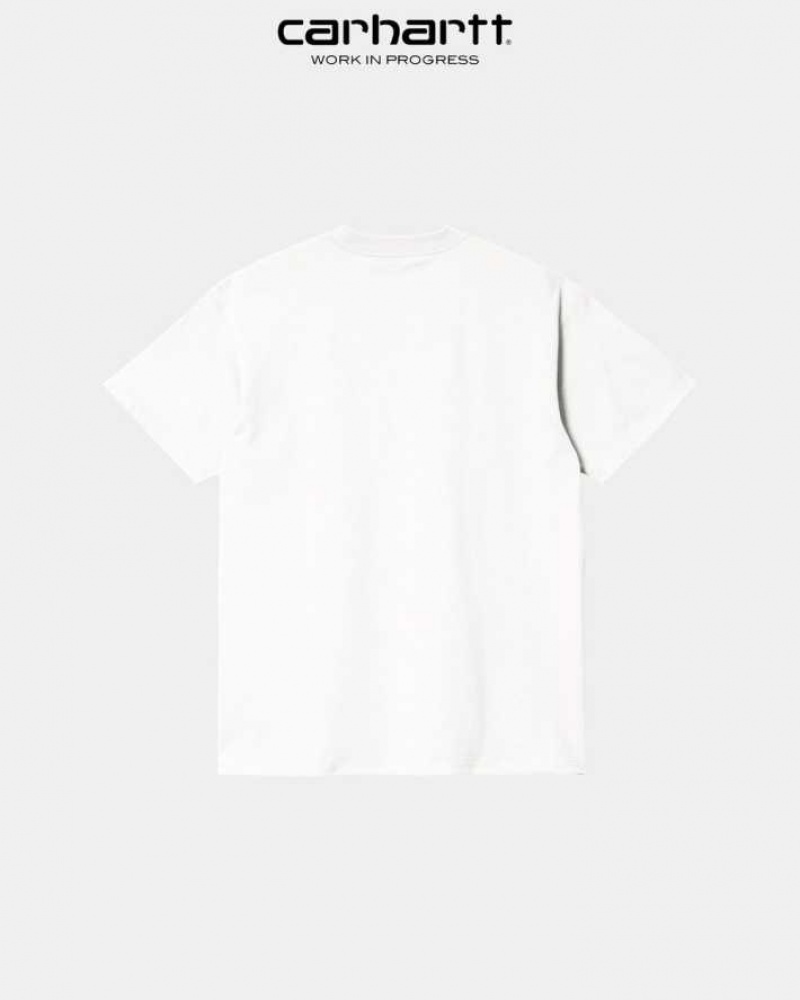 Blanche Carhartt Wip Lucky Painter T-Shirt - Danmark CAI-0744331