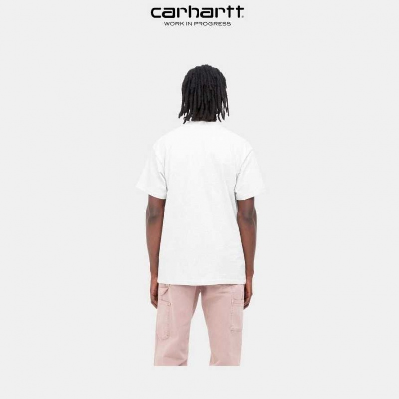 Ash Heather Carhartt Wip Lucky Painter T-Shirt Ash - Danmark SAQ-9131904