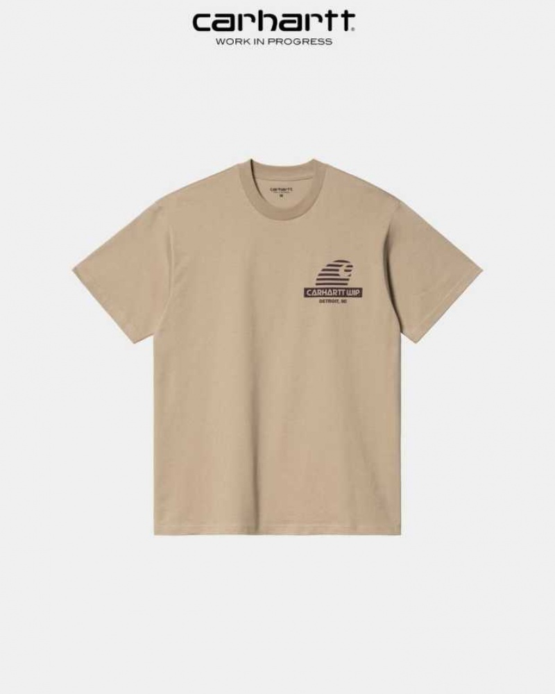 Wall Carhartt Wip Mechanic T-Shirt - Danmark KUD-1430641