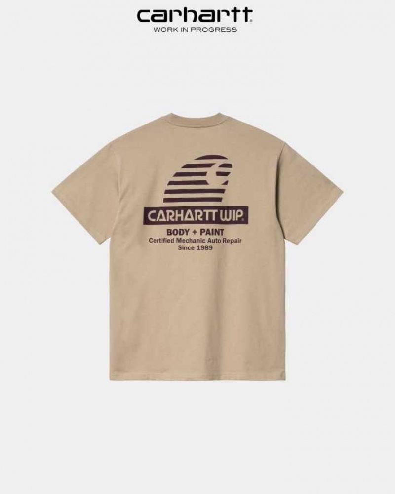 Wall Carhartt Wip Mechanic T-Shirt - Danmark KUD-1430641