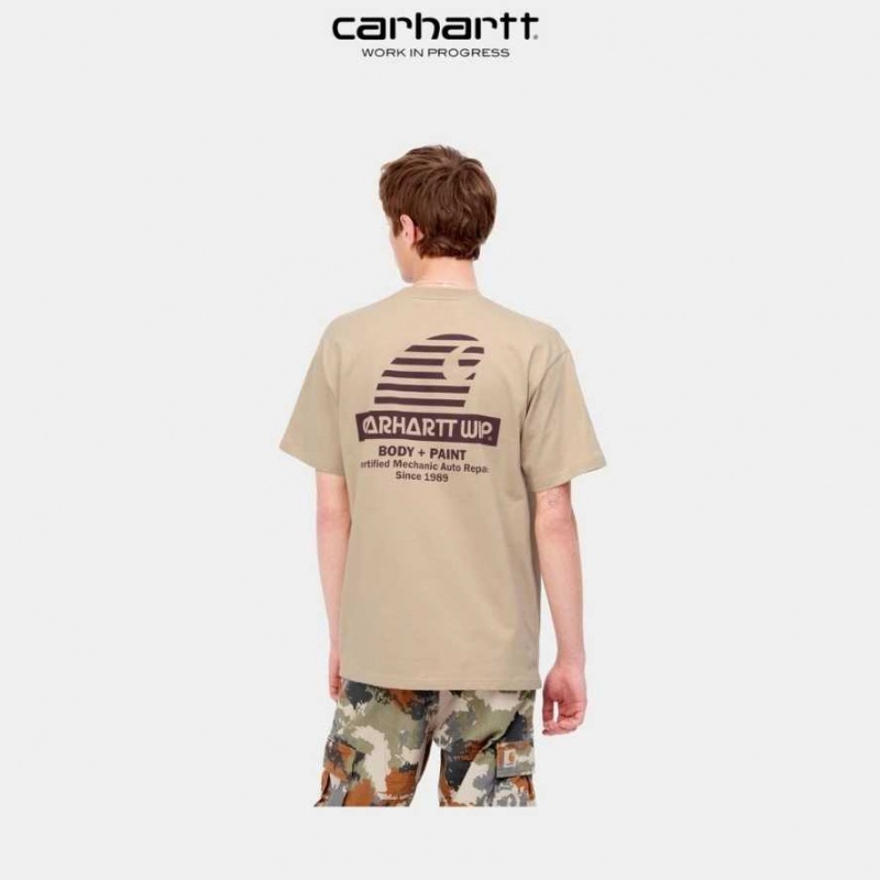 Wall Carhartt Wip Mechanic T-Shirt - Danmark KUD-1430641