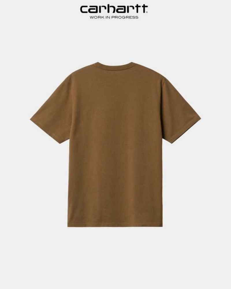 Jasper Carhartt Wip Pocket T-Shirt - Danmark RGW-6242997