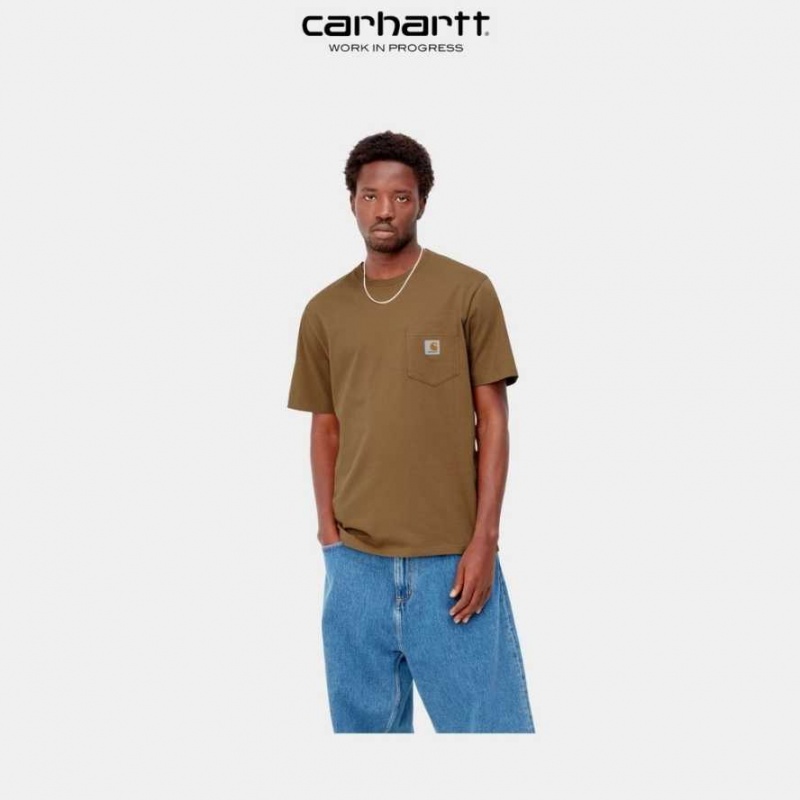 Jasper Carhartt Wip Pocket T-Shirt - Danmark RGW-6242997