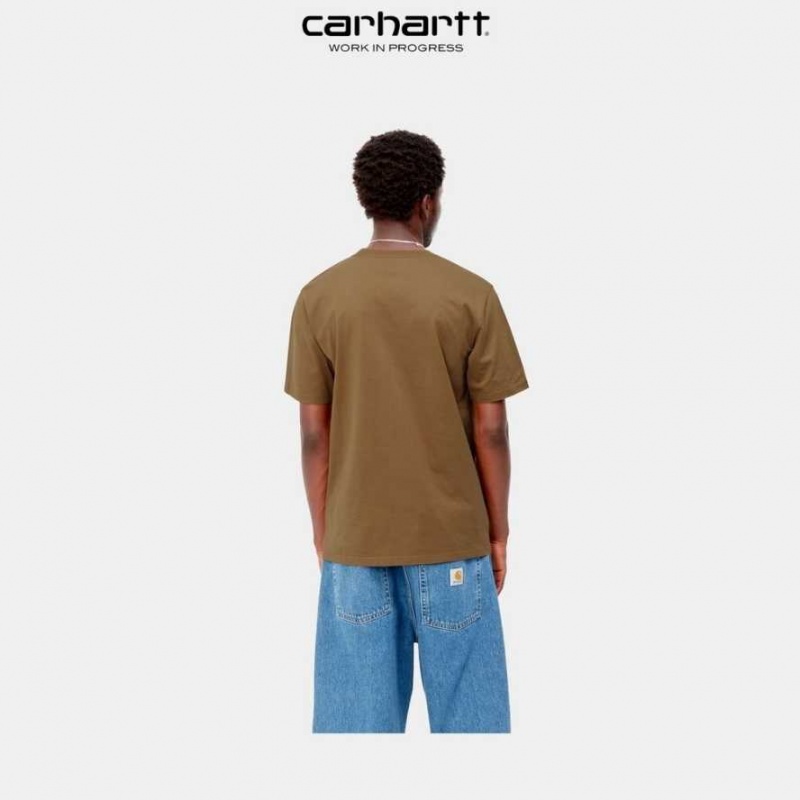 Jasper Carhartt Wip Pocket T-Shirt - Danmark RGW-6242997