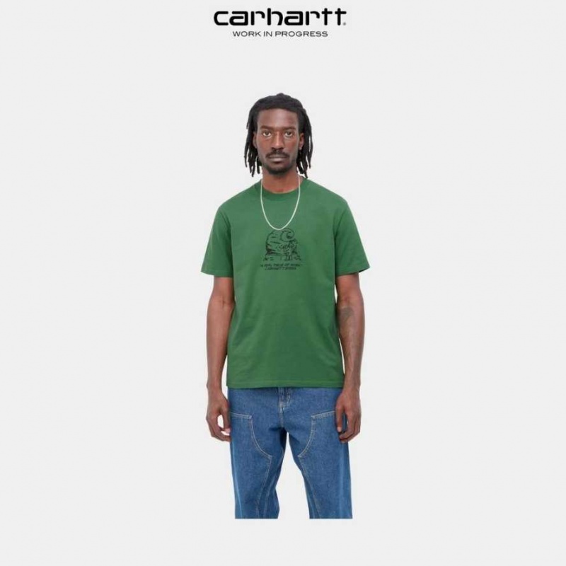 Bonsai Carhartt Wip Piece Of Travail T-Shirt - Danmark FCP-7163399