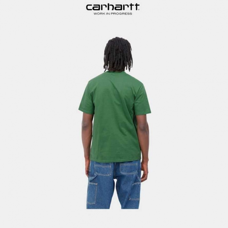 Bonsai Carhartt Wip Piece Of Travail T-Shirt - Danmark FCP-7163399