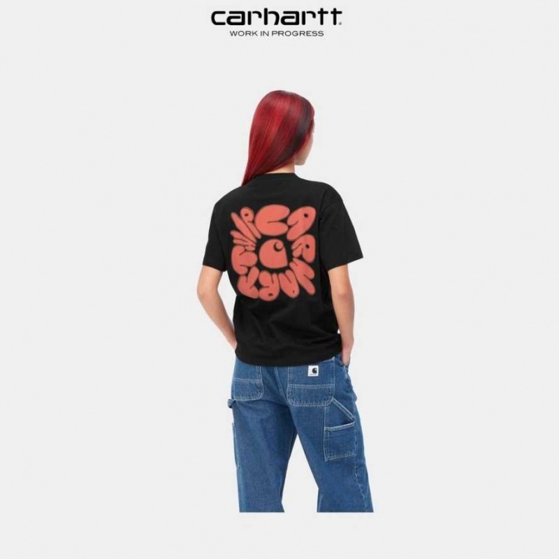 Noir Carhartt Wip Putty T-Shirt - Danmark DZC-7124687