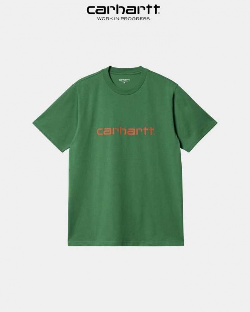 Bonsai Carhartt Wip Script T-Shirt - Danmark CPJ-3056714