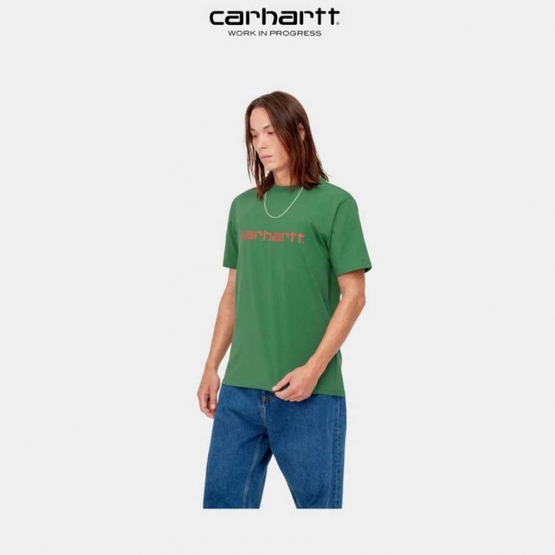 Bonsai Carhartt Wip Script T-Shirt - Danmark CPJ-3056714